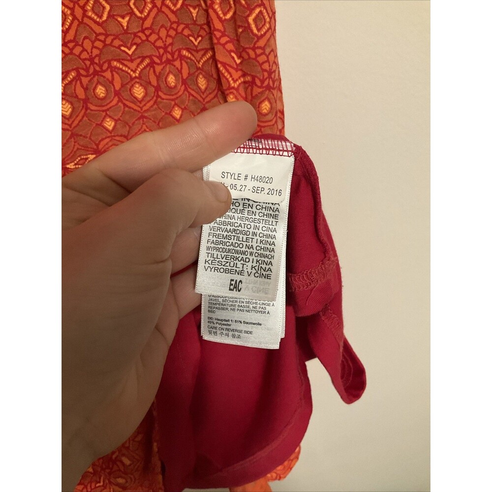 Marmot Women’s S Orange Red Sleeveless Jersey Dress - Picture 5 of 8